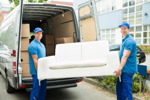 Man and van vehicle ready for a local move in Enfieldhighway