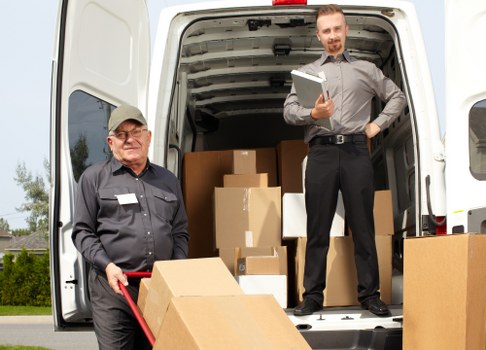 Professional packing team preparing household items in Enfieldhighway