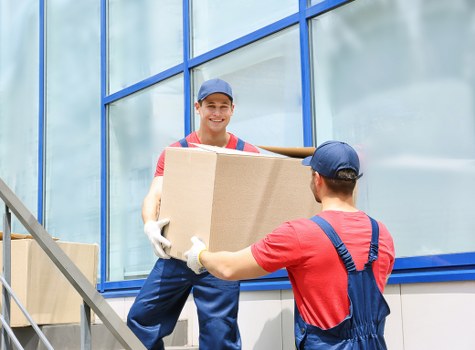 Local removals team preparing a home move in Enfieldhighway