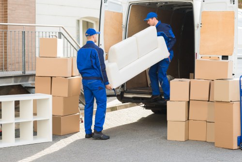 Movers working on a home relocation in Enfieldhighway