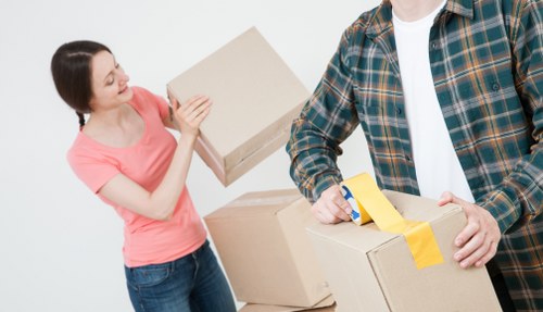 Commercial office items prepared for relocation in Enfieldhighway