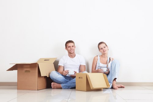 Local movers planning access and parking for an Enfield Highway property