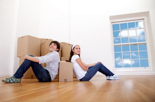 Checklist and moving supplies prepared for a house move in Enfieldhighway