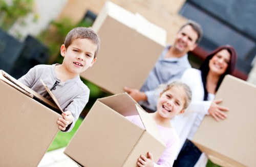 Packing and handling office furniture for a business move