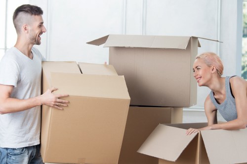 Local van removals team helping with a flat move in Enfieldhighway