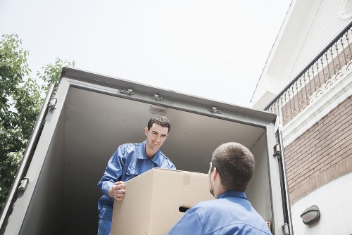 Team handling furniture during an Enfieldhighway house move