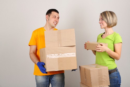 Customer booking process for a UK man and van service